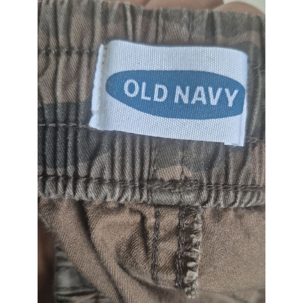 Old Navy Bundle Of 2 Olive and Brown Camo Drawstring Athletic Shorts - Picture 2 of 16